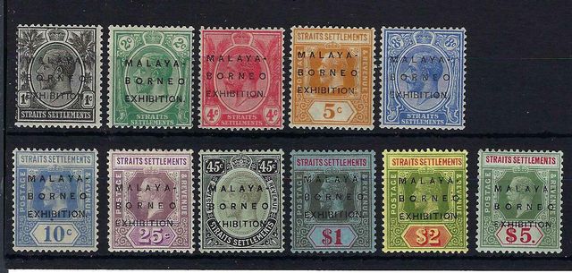 Image of Malaysia-Straits Settlements SG 242/55 LMM British Commonwealth Stamp